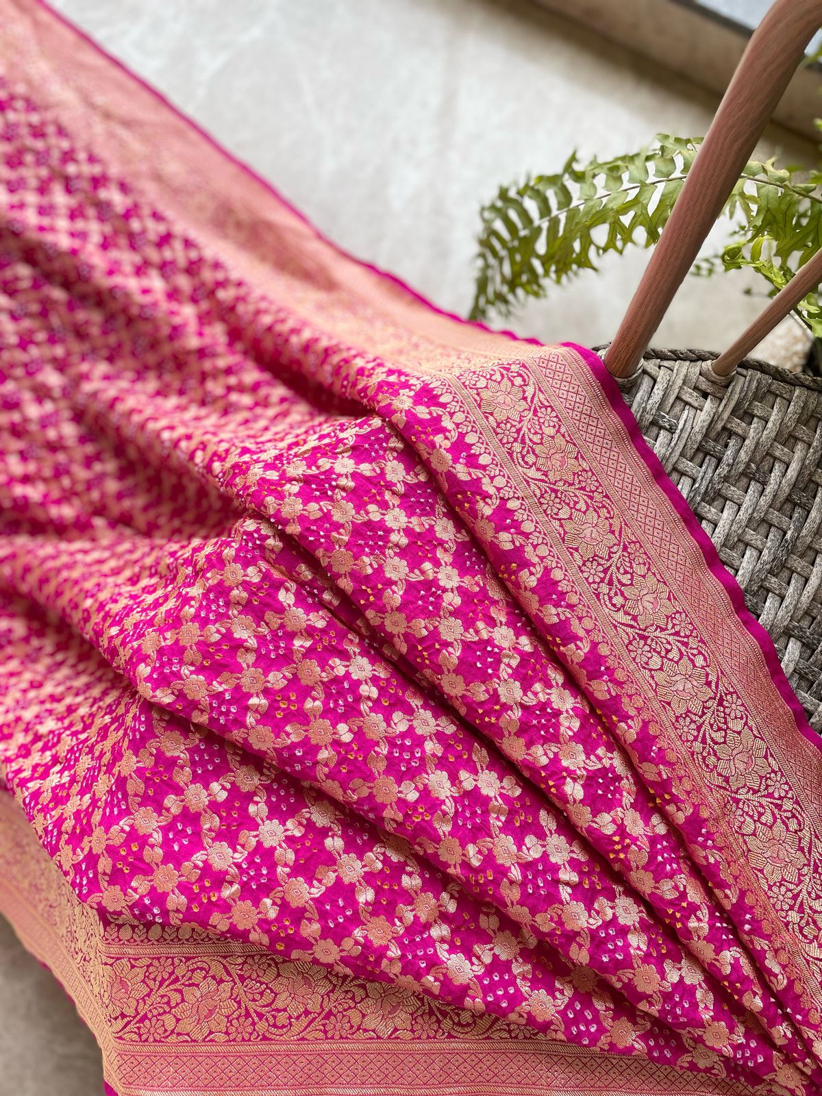 Vrinda - Tulsi/Divine Virtue and Strength Saree