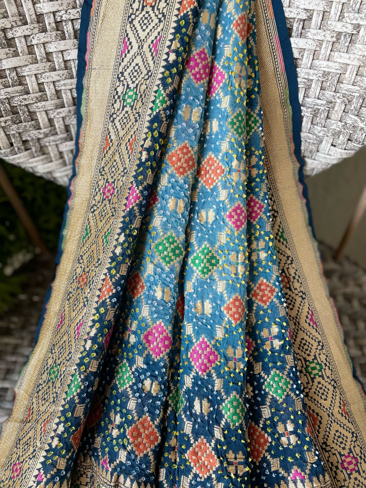 Ishaani - Goddess Parvati Meenakari Dupatta