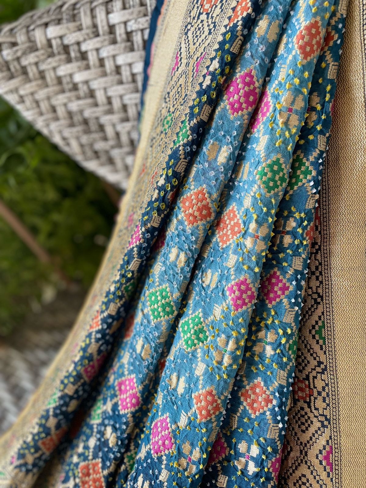 Ishaani - Goddess Parvati Meenakari Dupatta