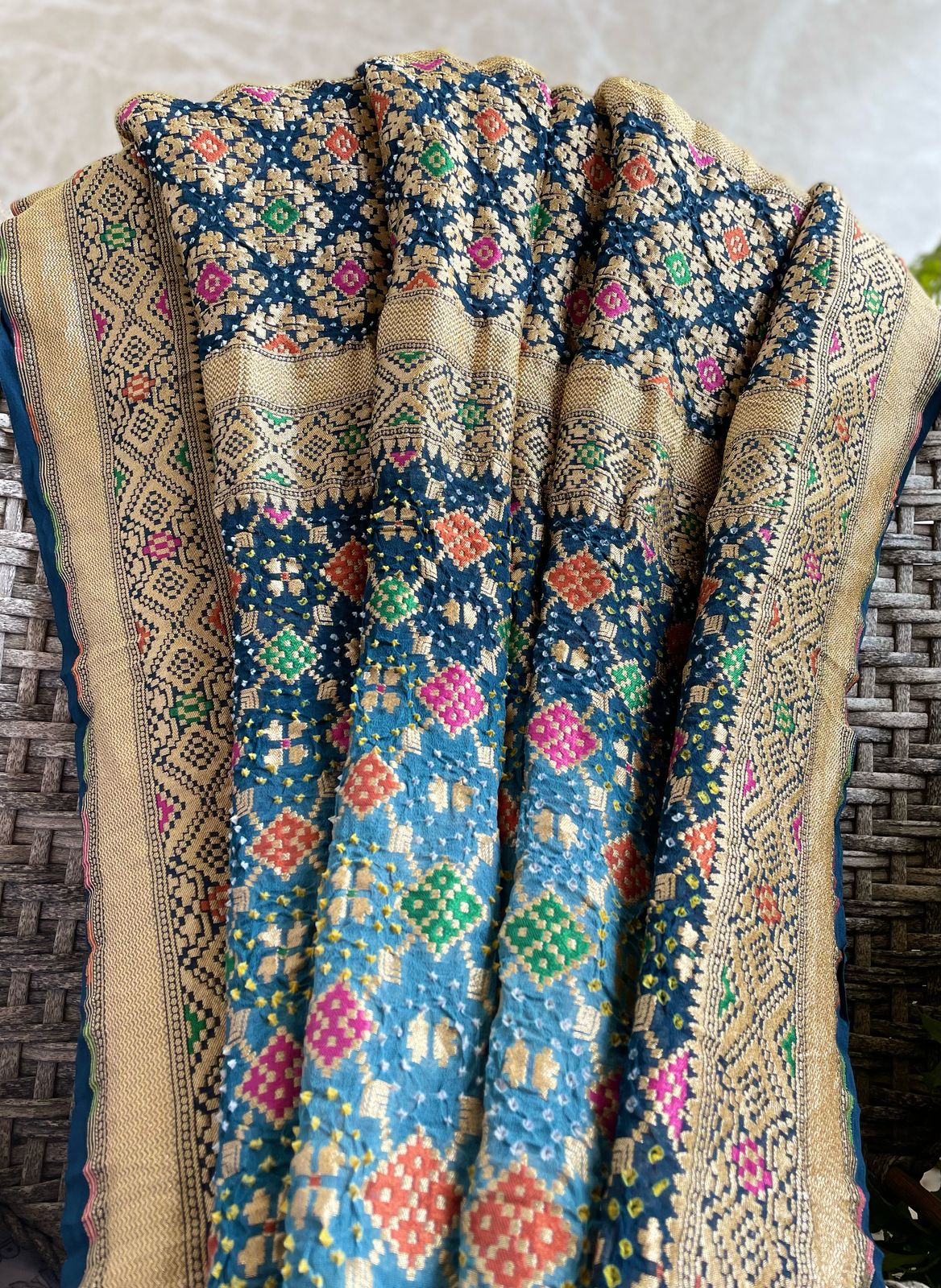 Ishaani - Goddess Parvati Meenakari Dupatta