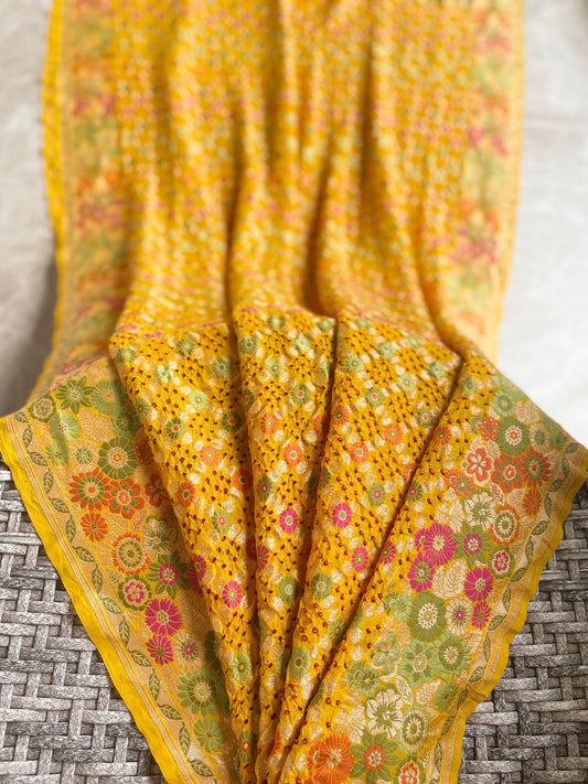 Riya - A Gem Meenakari Motif Saree