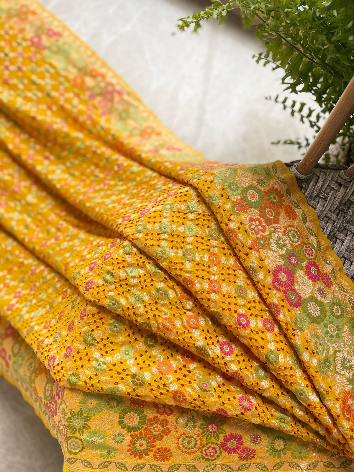 Riya - A Gem Meenakari Motif Saree
