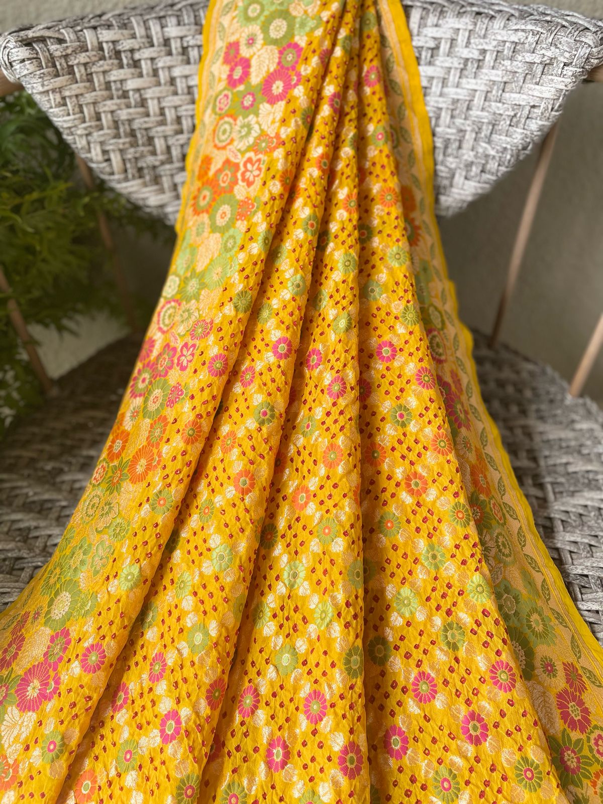 Riya - A Gem Meenakari Motif Saree