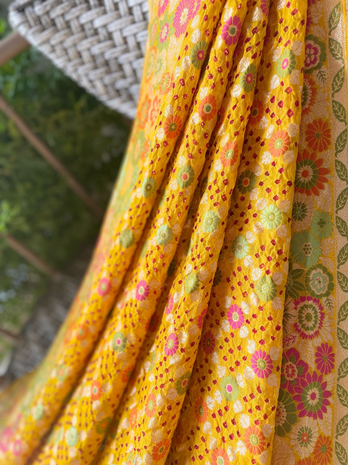 Riya - A Gem Meenakari Motif Saree