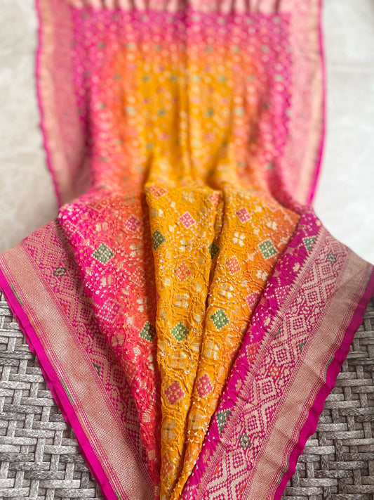 Avni - Mother Earth Meenakari Saree
