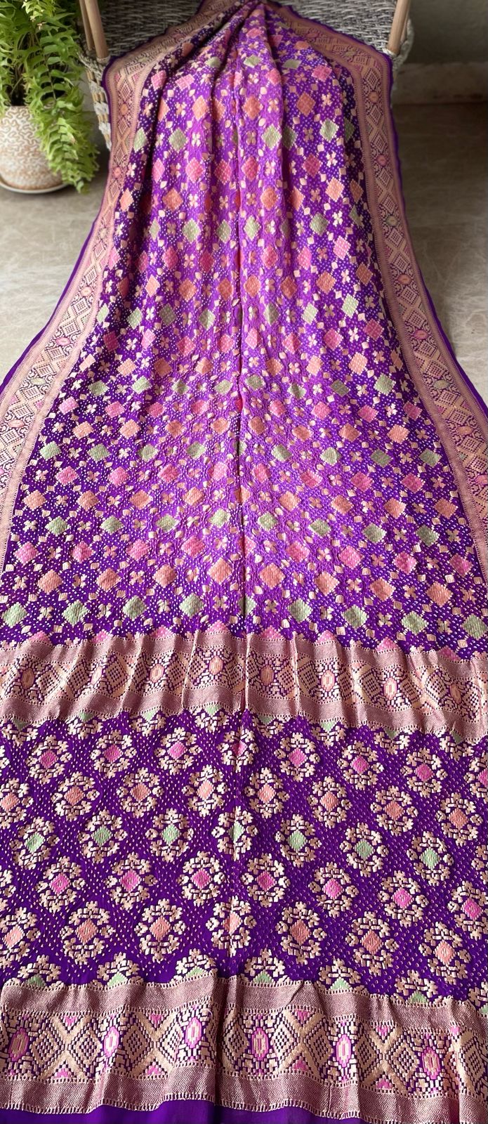 Karnika - Heart of a lotus Meenakari Saree