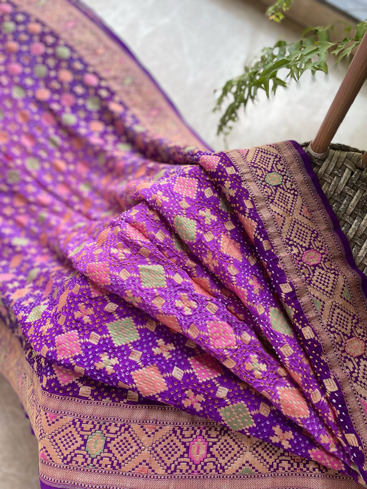 Karnika - Heart of a lotus Meenakari Saree