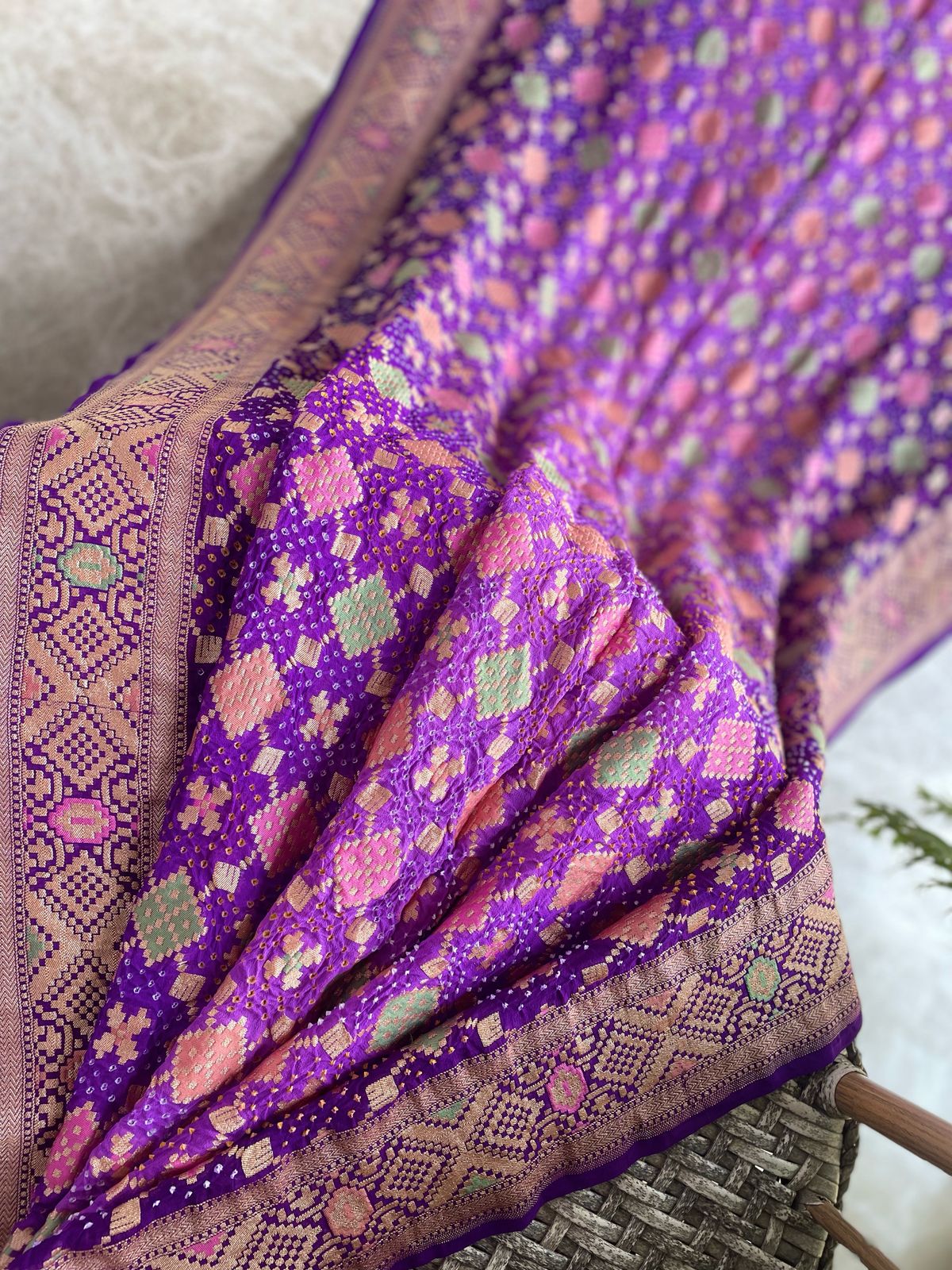 Karnika - Heart of a lotus Meenakari Saree