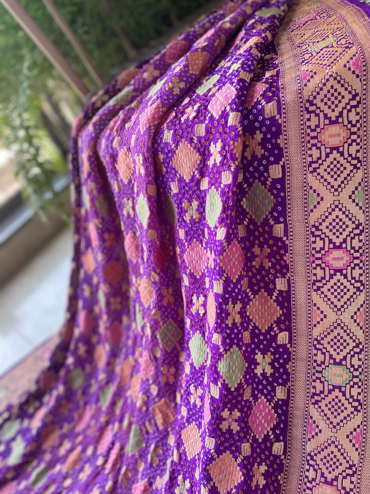 Karnika - Heart of a lotus Meenakari Saree