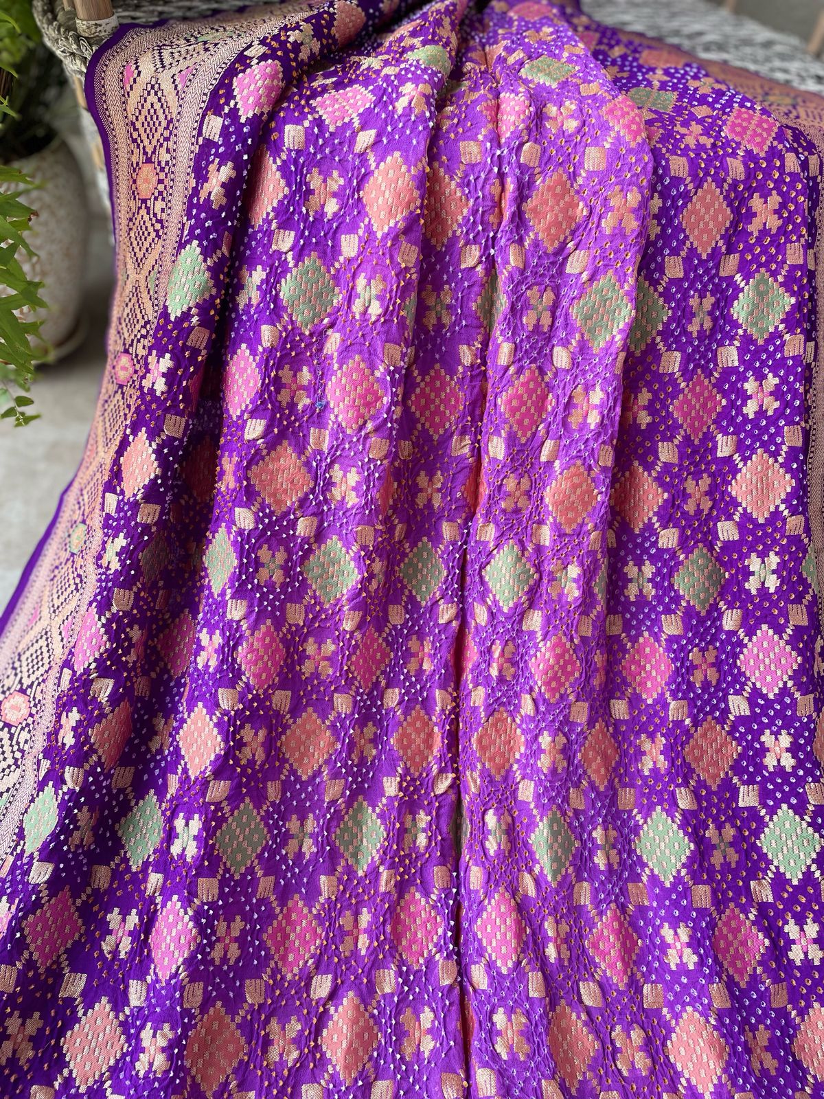 Karnika - Heart of a lotus Meenakari Saree