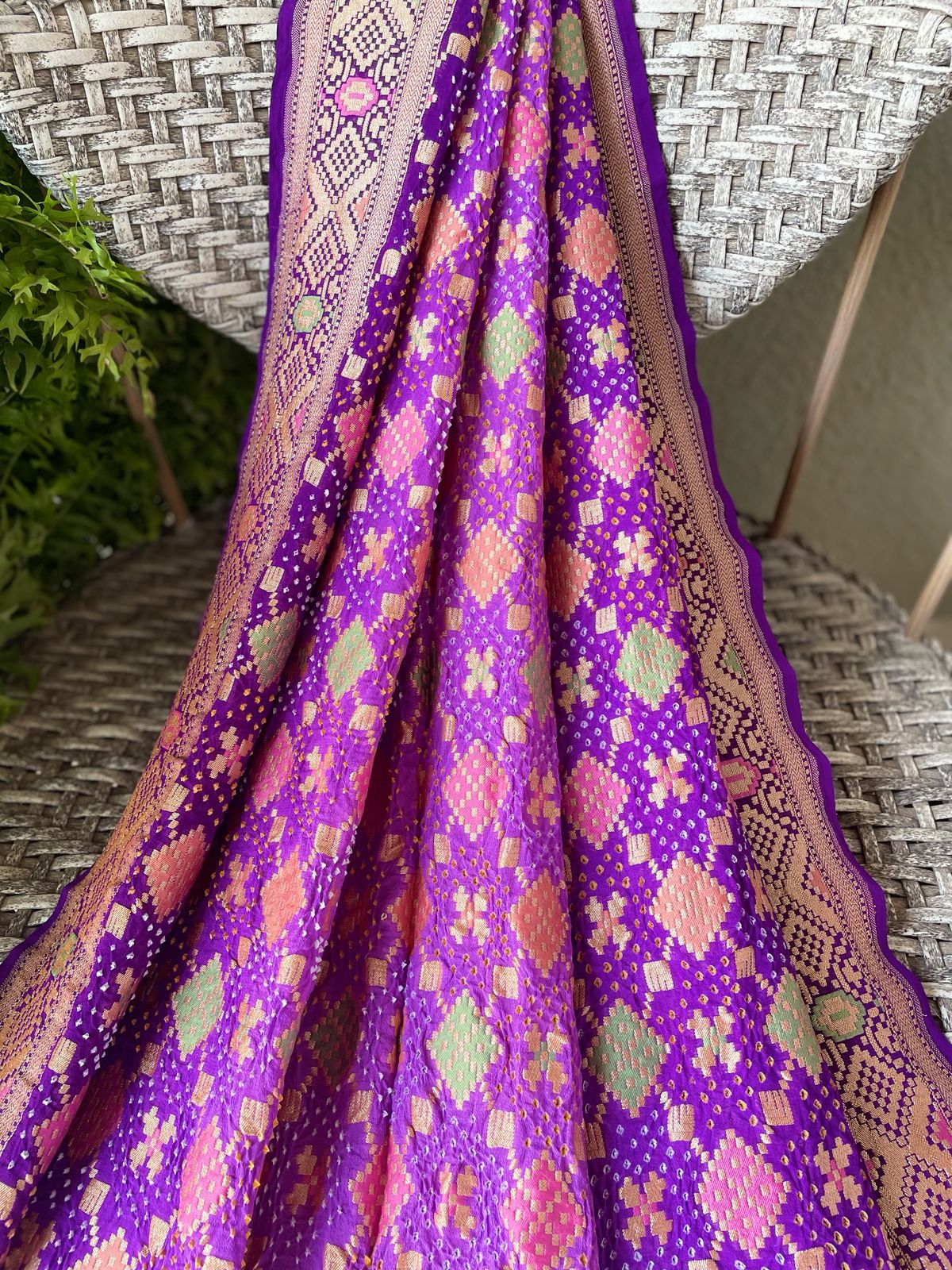 Karnika - Heart of a lotus Meenakari Saree