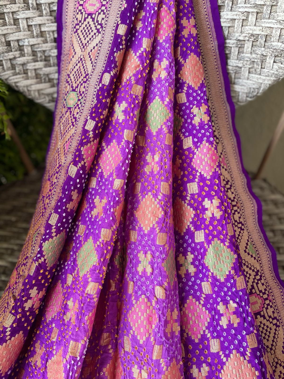 Karnika - Heart of a lotus Meenakari Saree