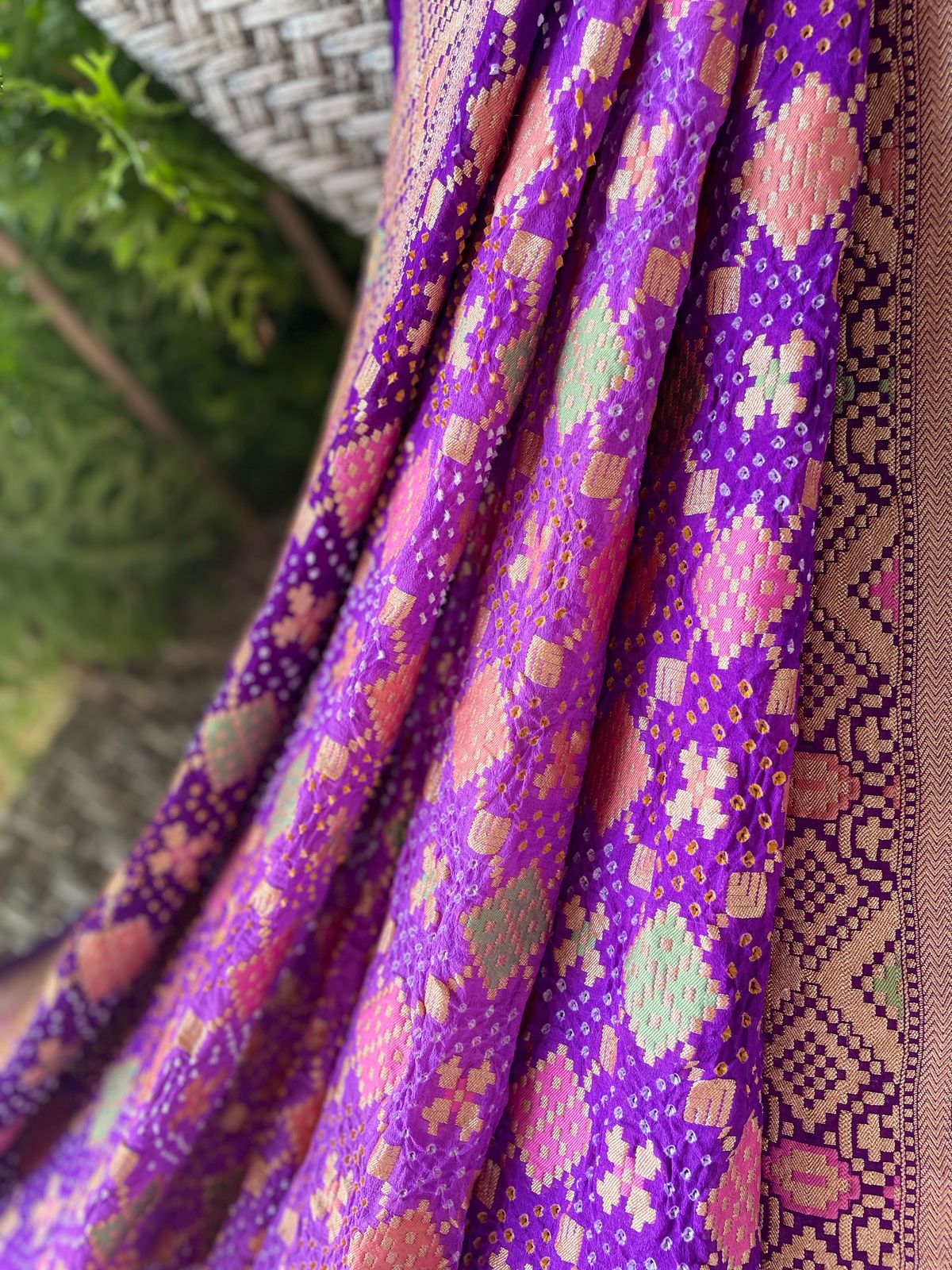 Karnika - Heart of a lotus Meenakari Saree