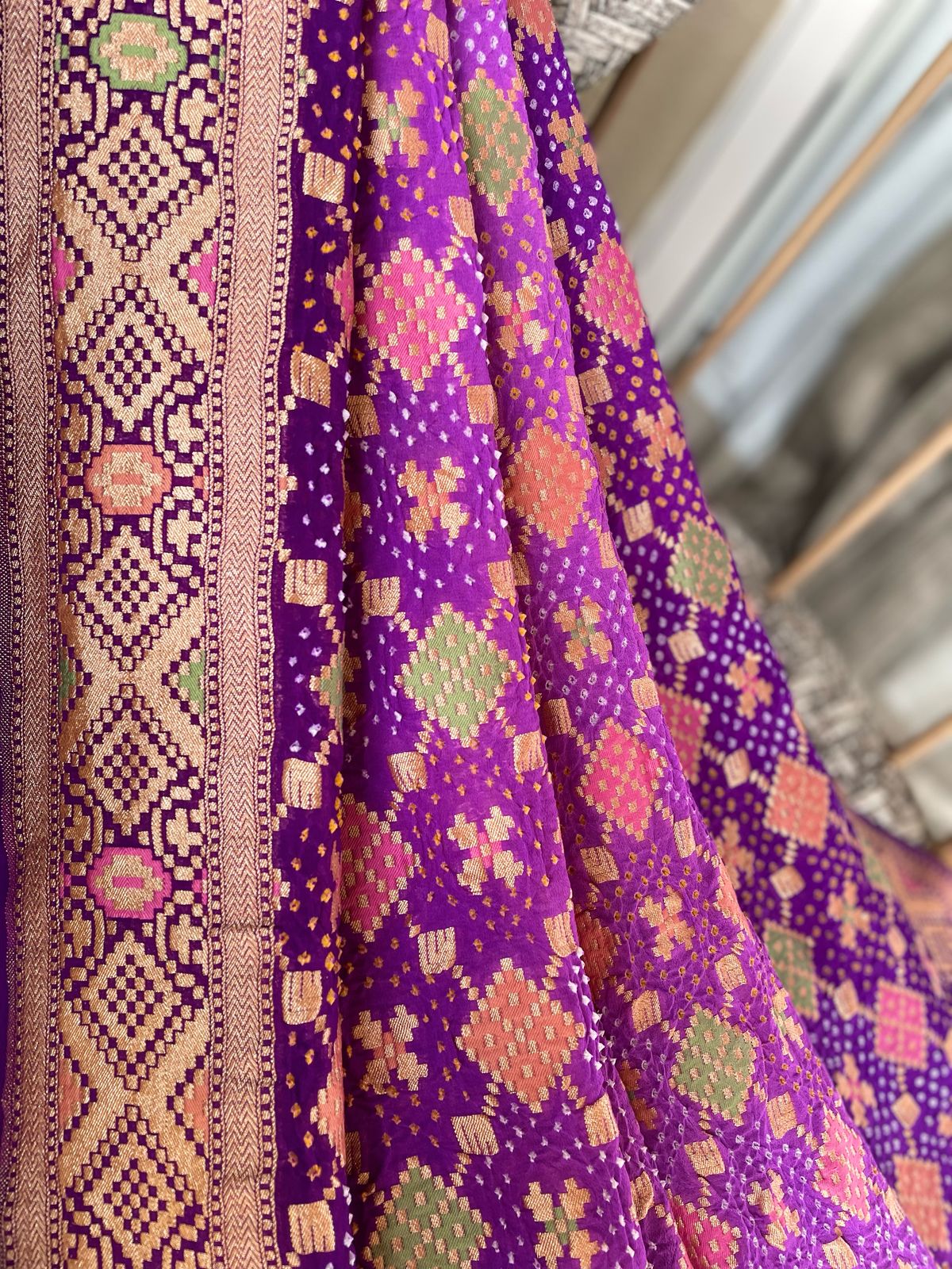 Karnika - Heart of a lotus Meenakari Saree