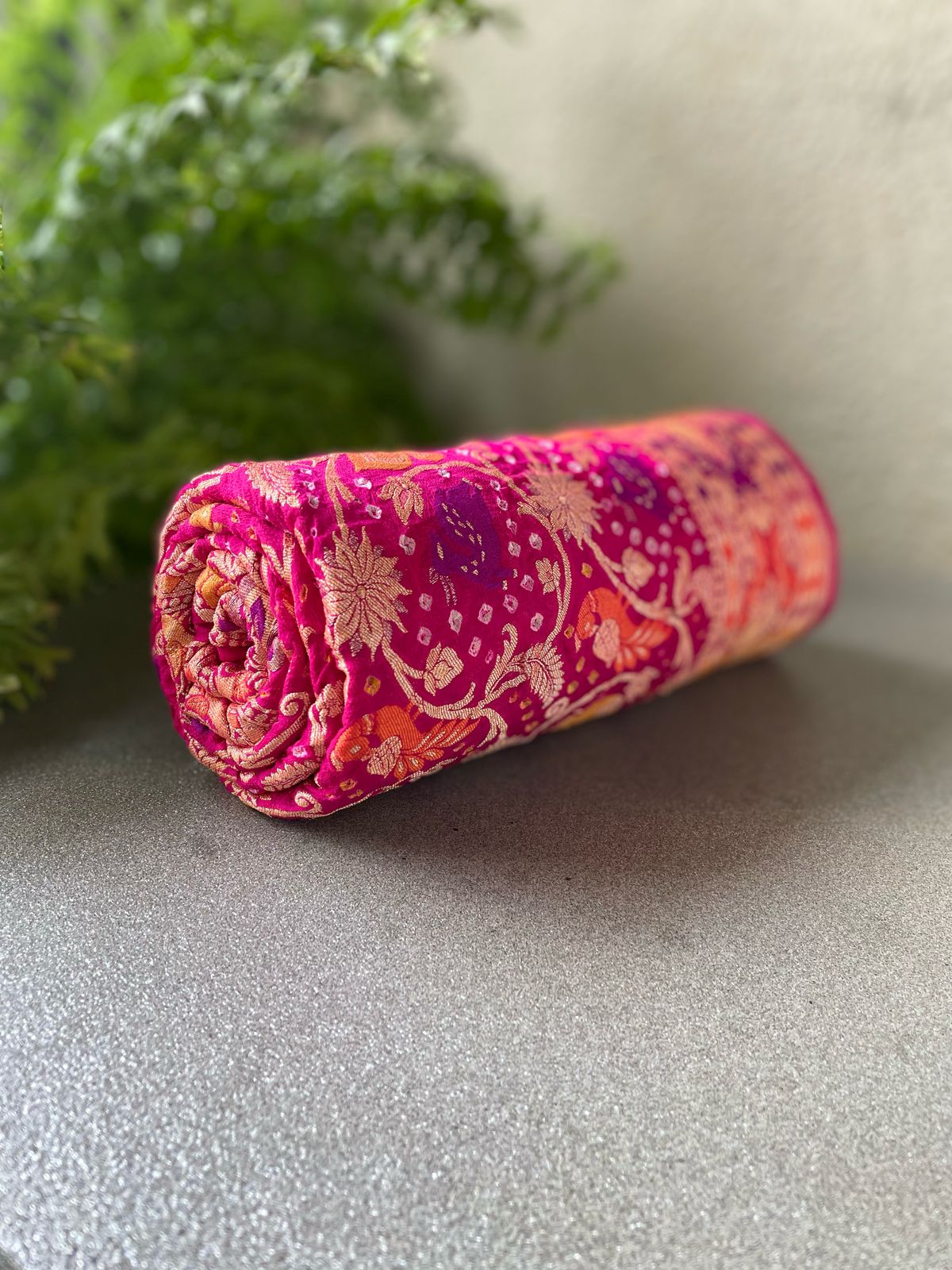 Hansika - Beautiful As Swan Meenakari Motif Dupatta