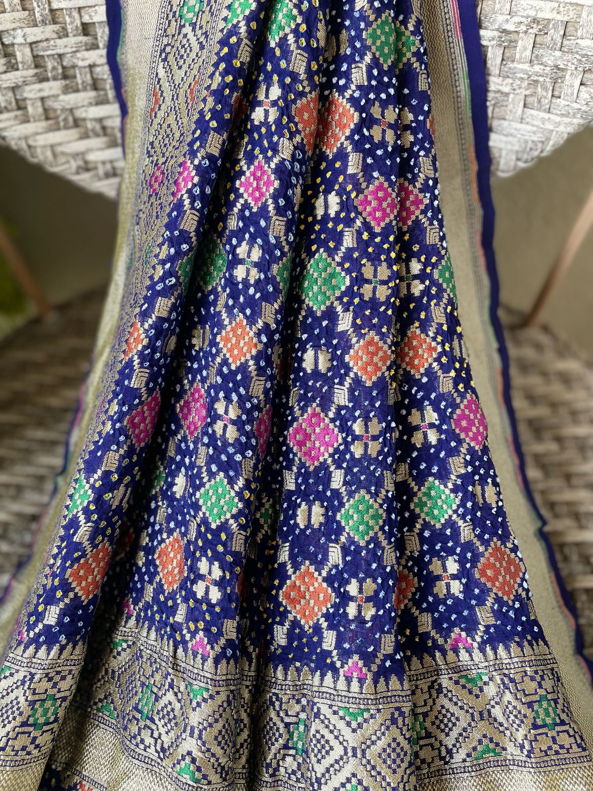 Abeer - Auspicious Fragrance Meenakari Dupatta
