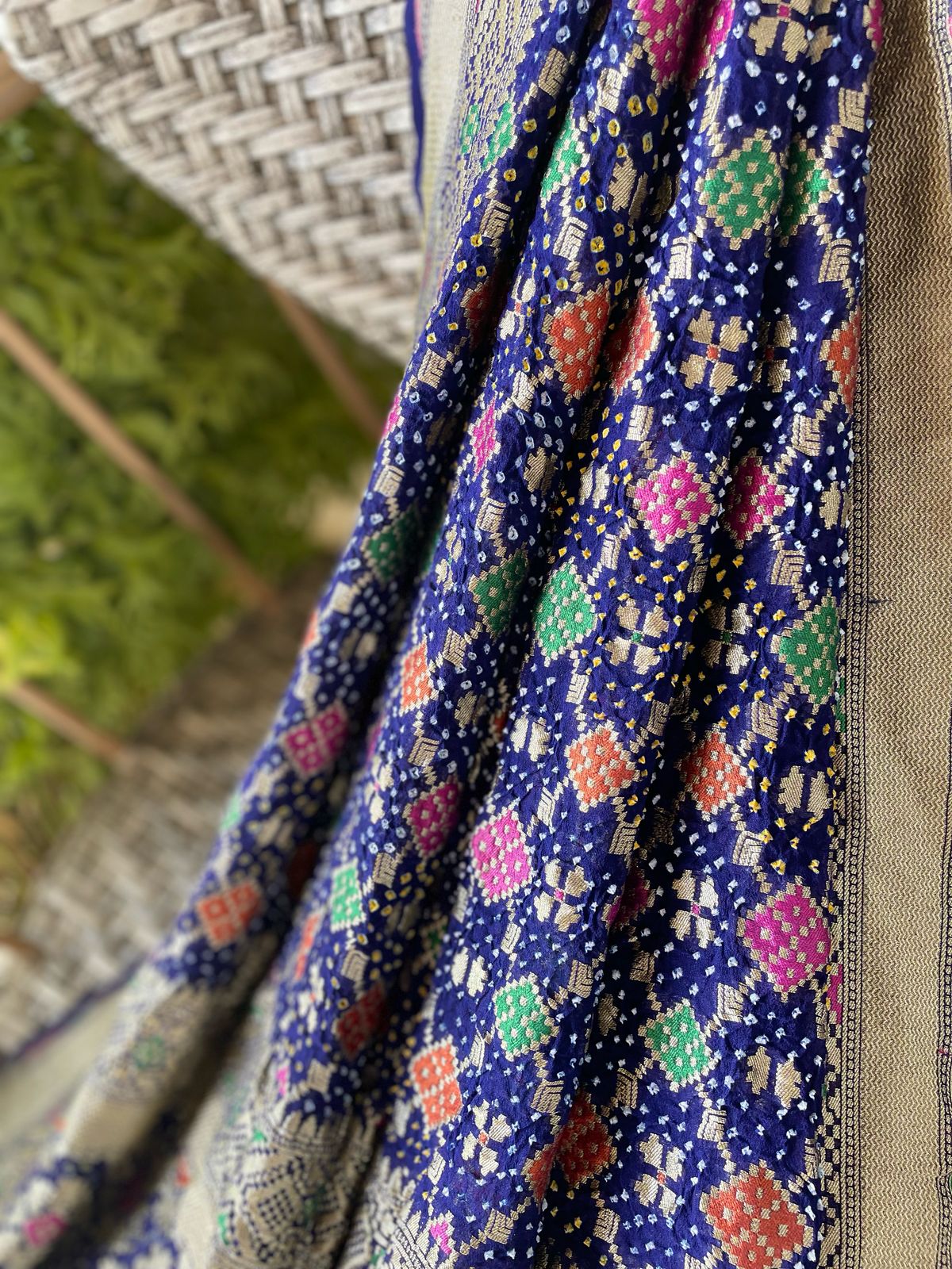 Abeer - Auspicious Fragrance Meenakari Dupatta
