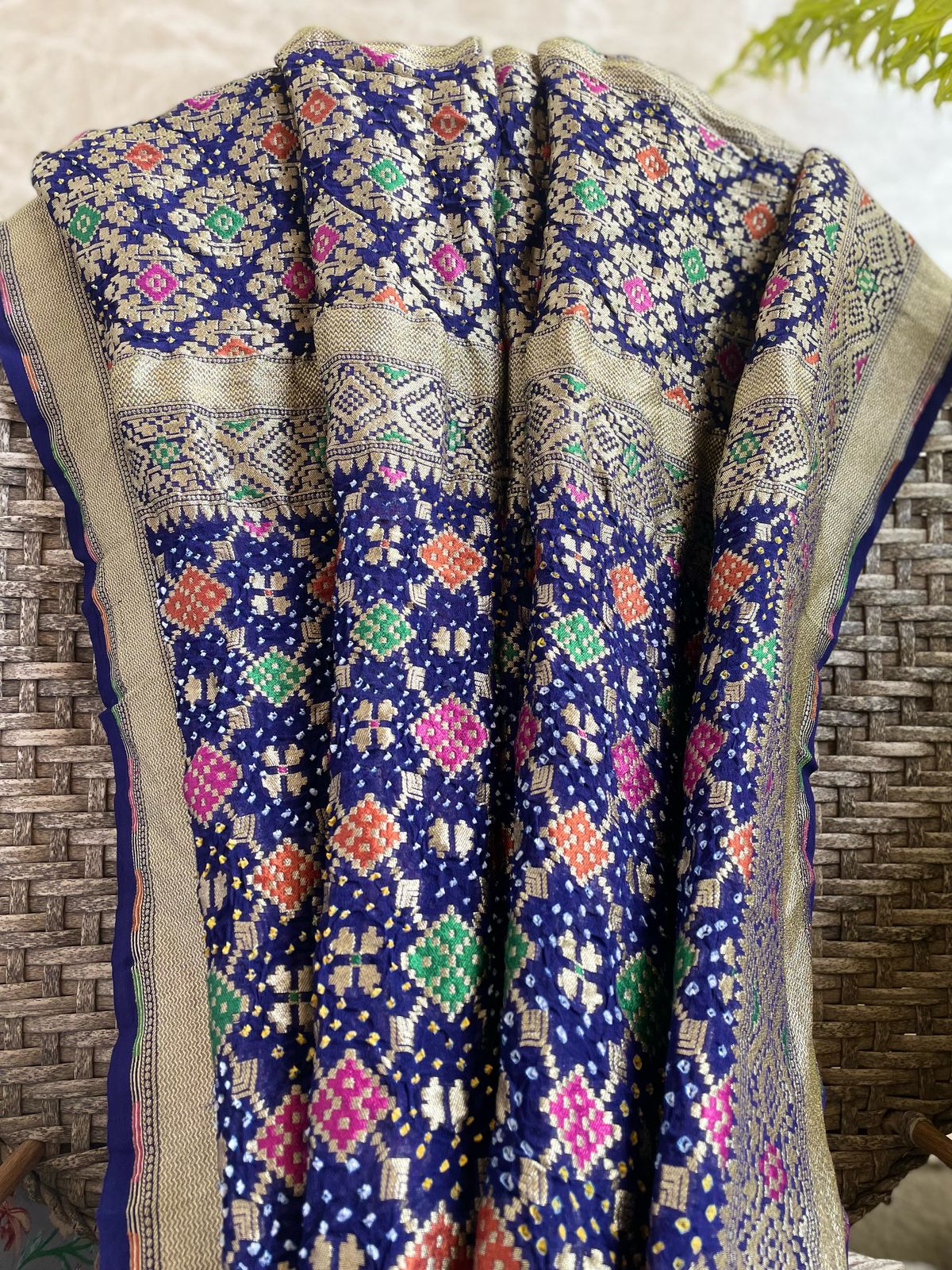 Abeer - Auspicious Fragrance Meenakari Dupatta