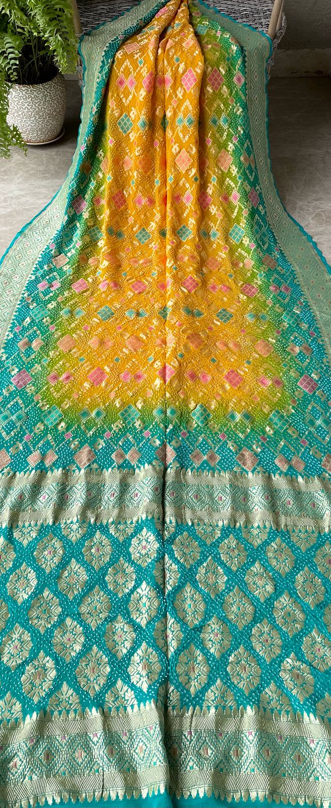 Anjali - Gift To God Meenakari Saree