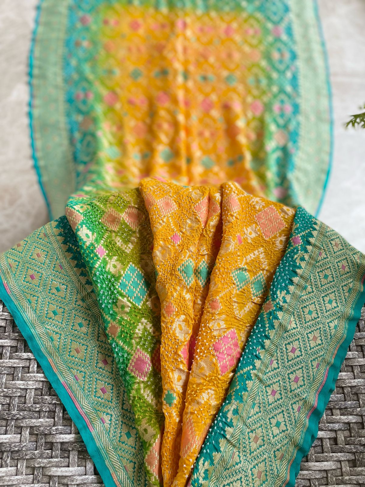 Anjali - Gift To God Meenakari Saree