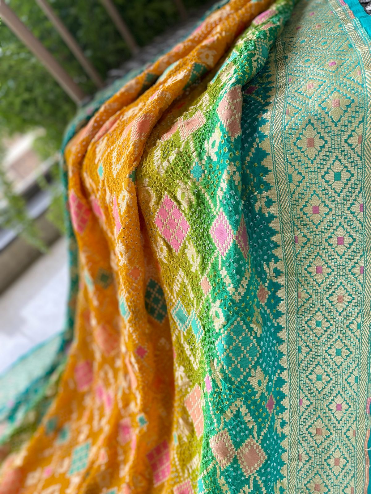Anjali - Gift To God Meenakari Saree