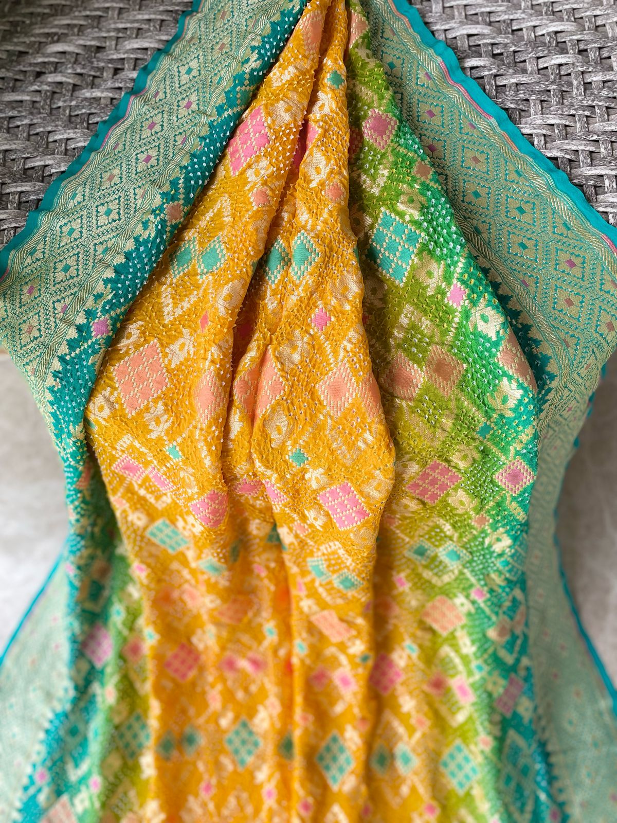 Anjali - Gift To God Meenakari Saree