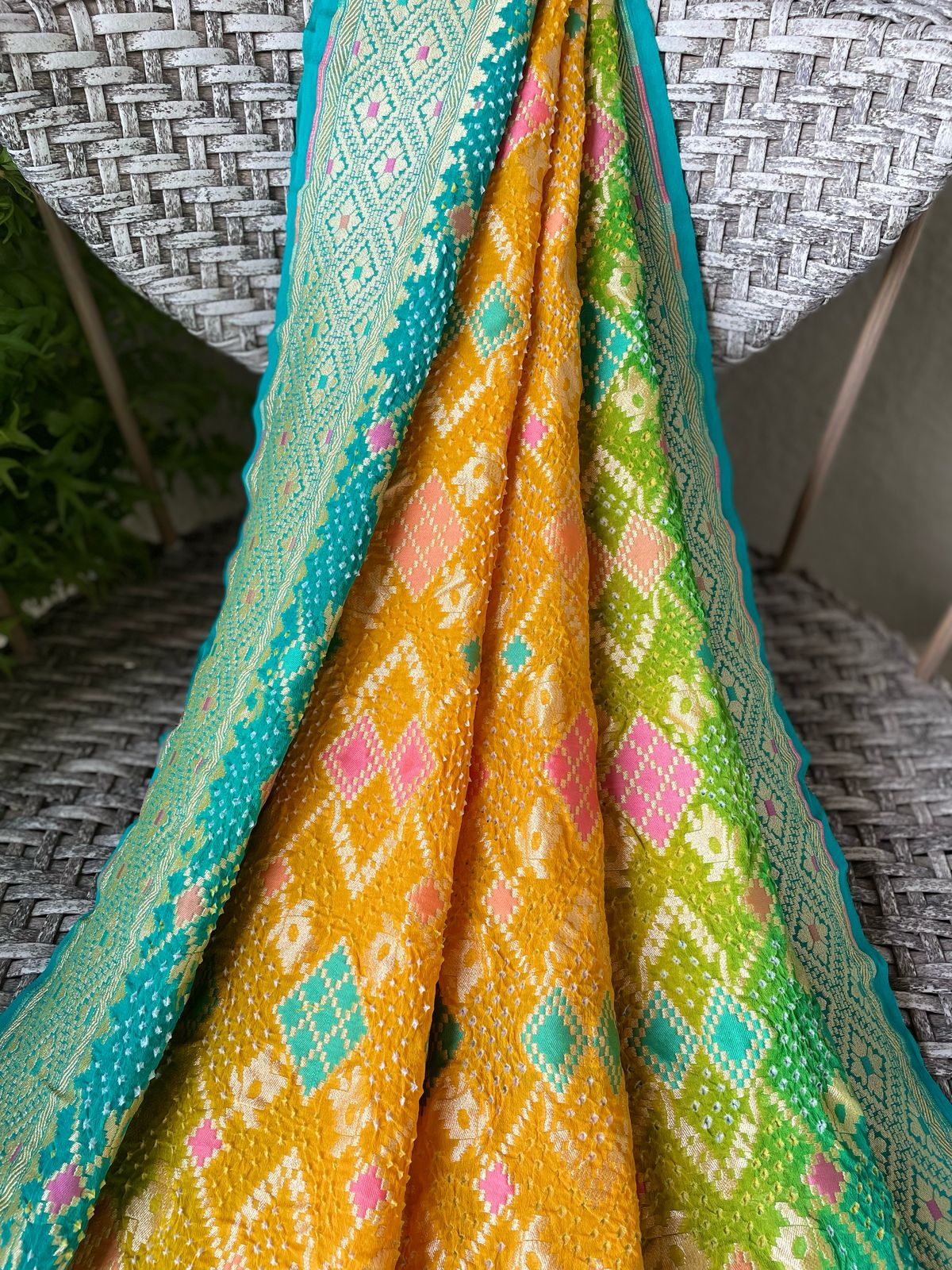 Anjali - Gift To God Meenakari Saree