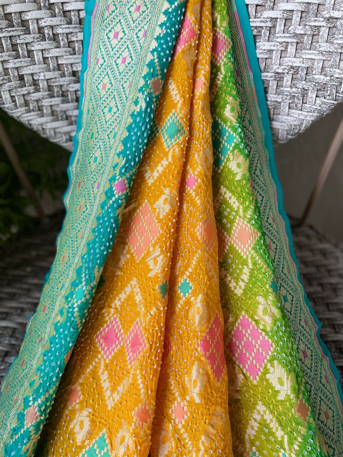 Anjali - Gift To God Meenakari Saree