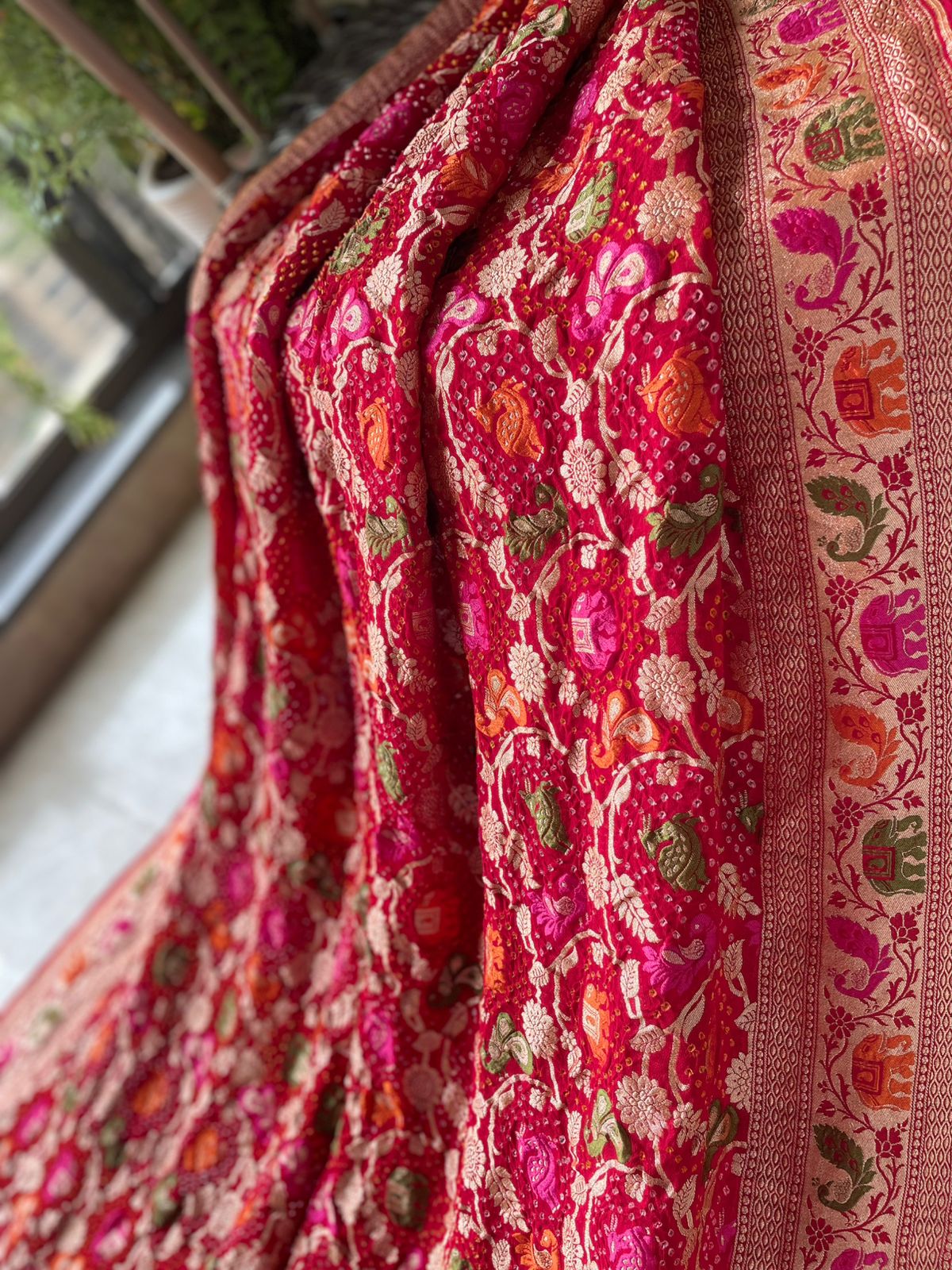 Rohini - A Rising Star Meenakari Motif Saree
