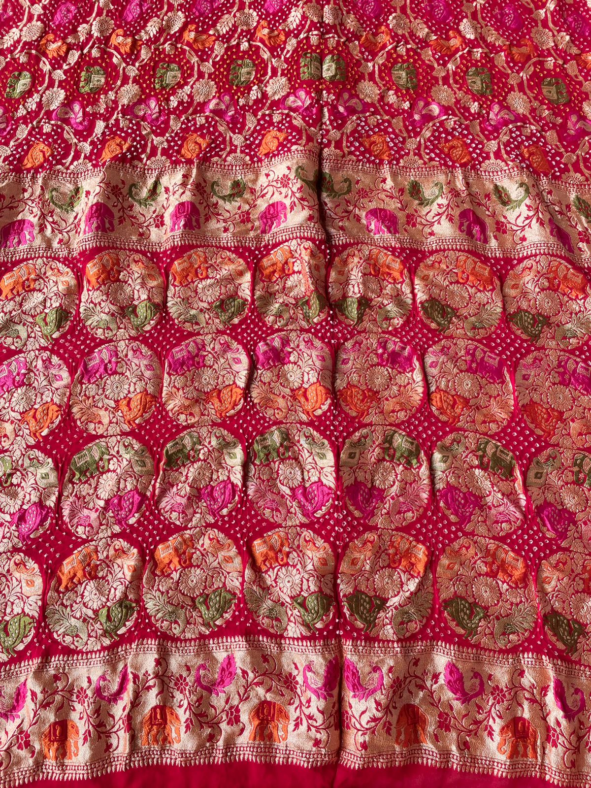 Rohini - A Rising Star Meenakari Motif Saree