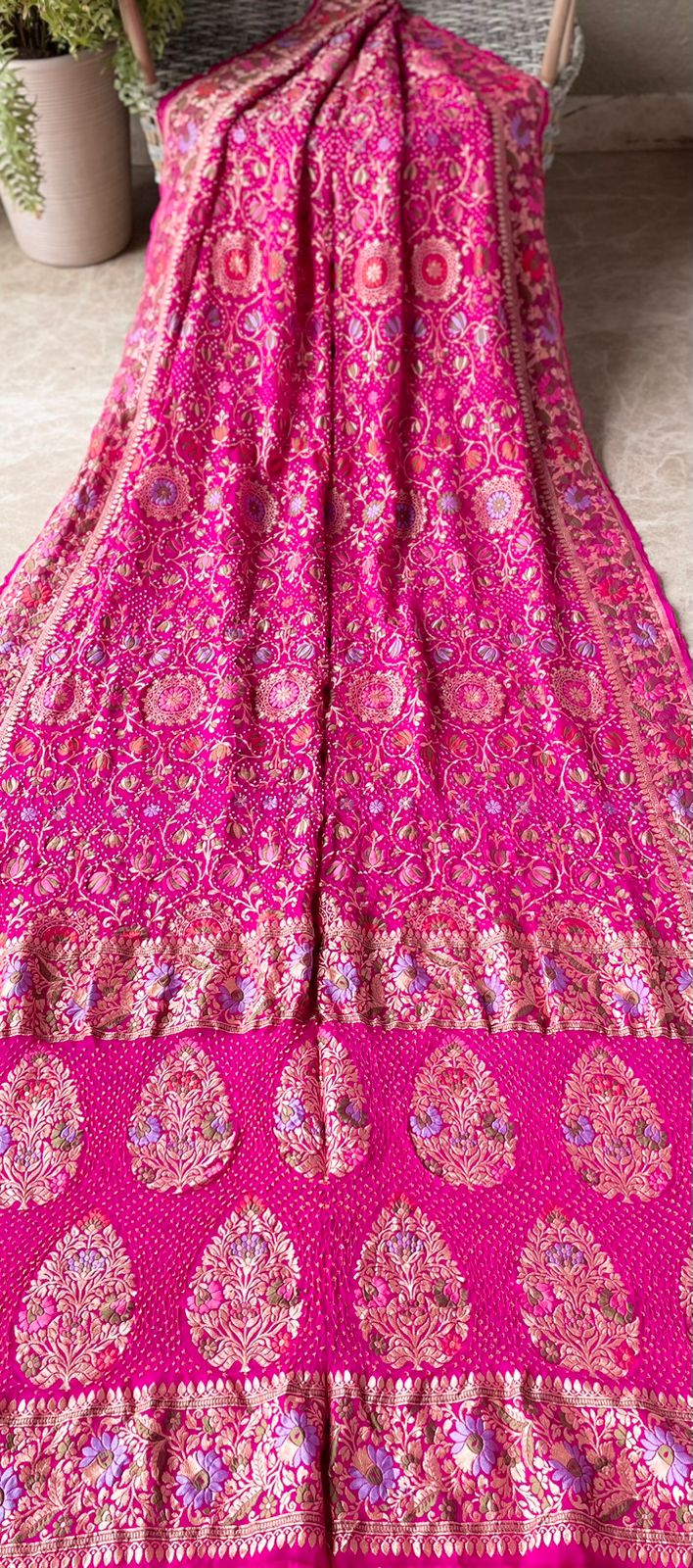 Yukti - Solution Meenakari Motif Saree