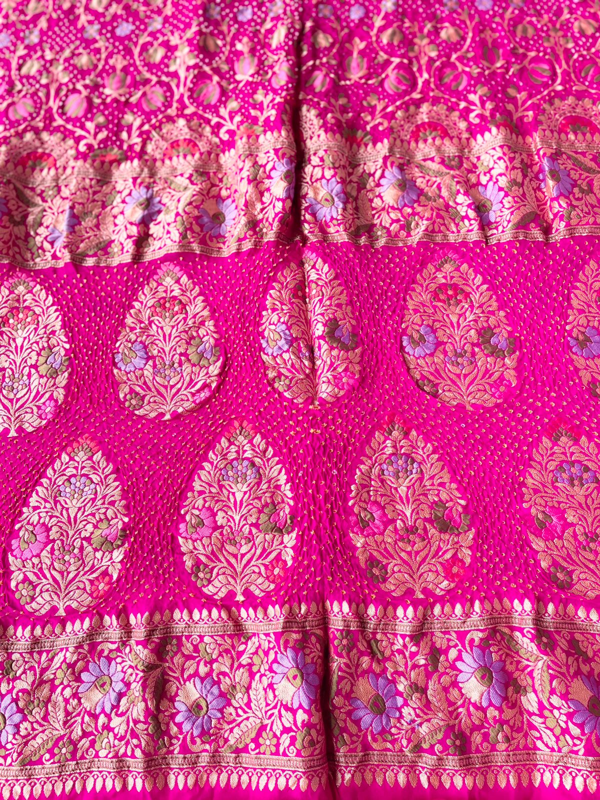 Yukti - Solution Meenakari Motif Saree