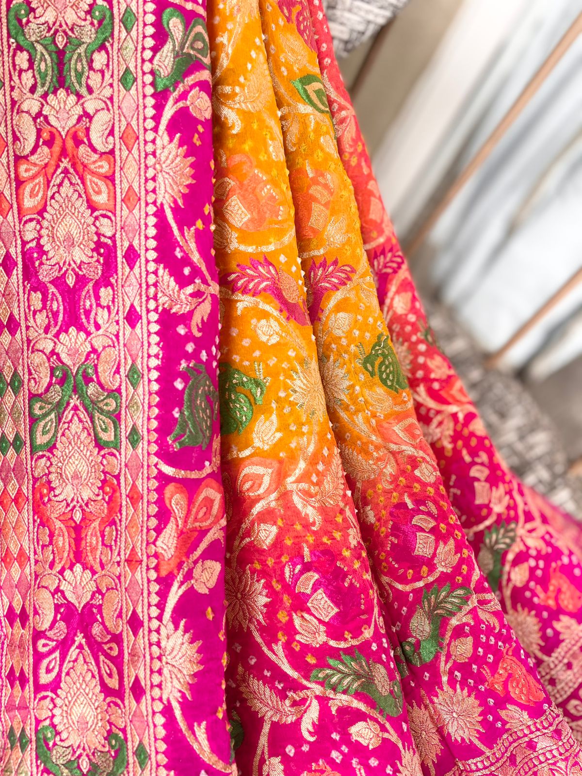 Ikshita - The Visible One Meenakari Motif Dupatta