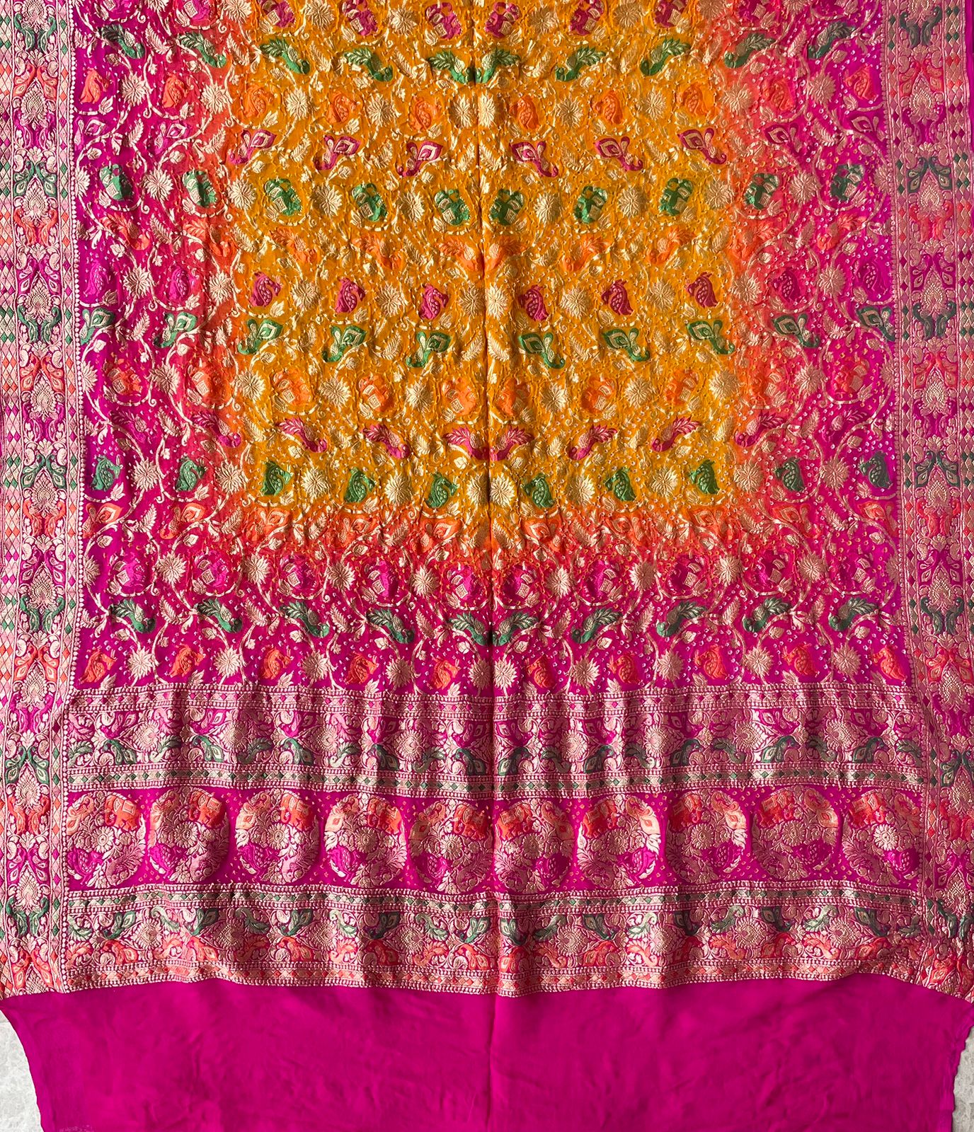Ikshita - The Visible One Meenakari Motif Dupatta