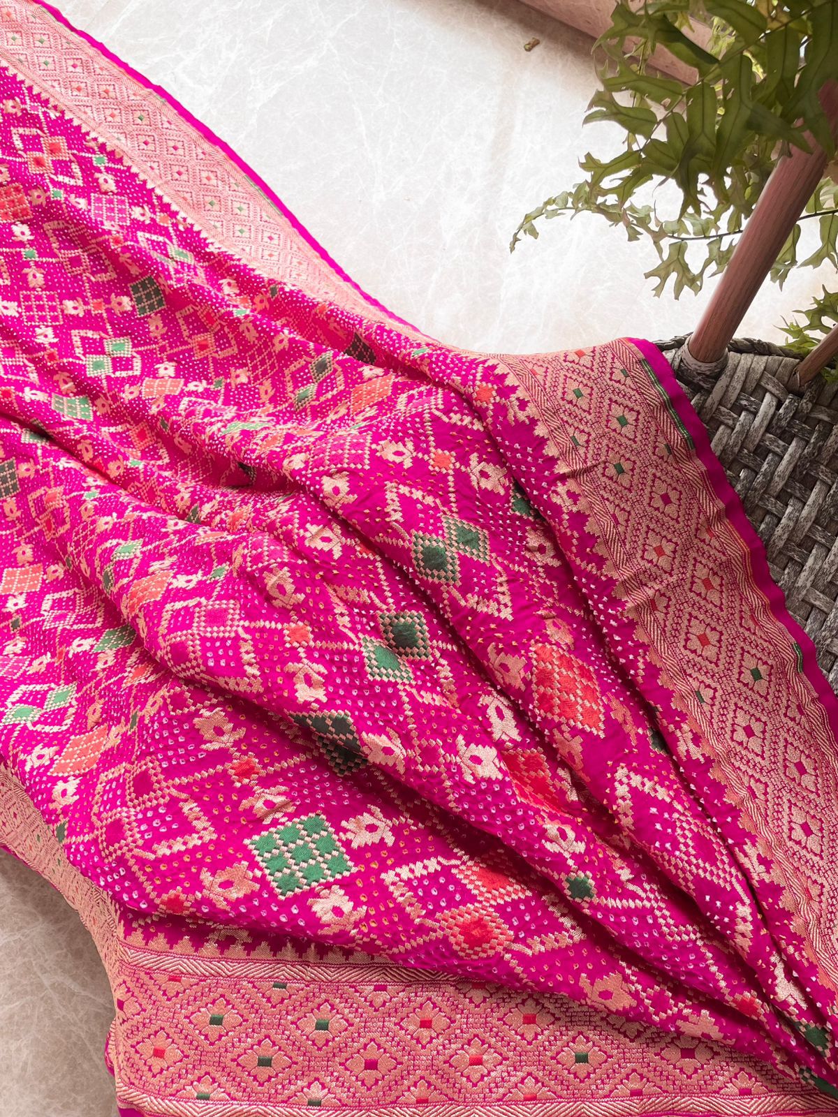 Manushree - Born to Lead Meenakari Saree