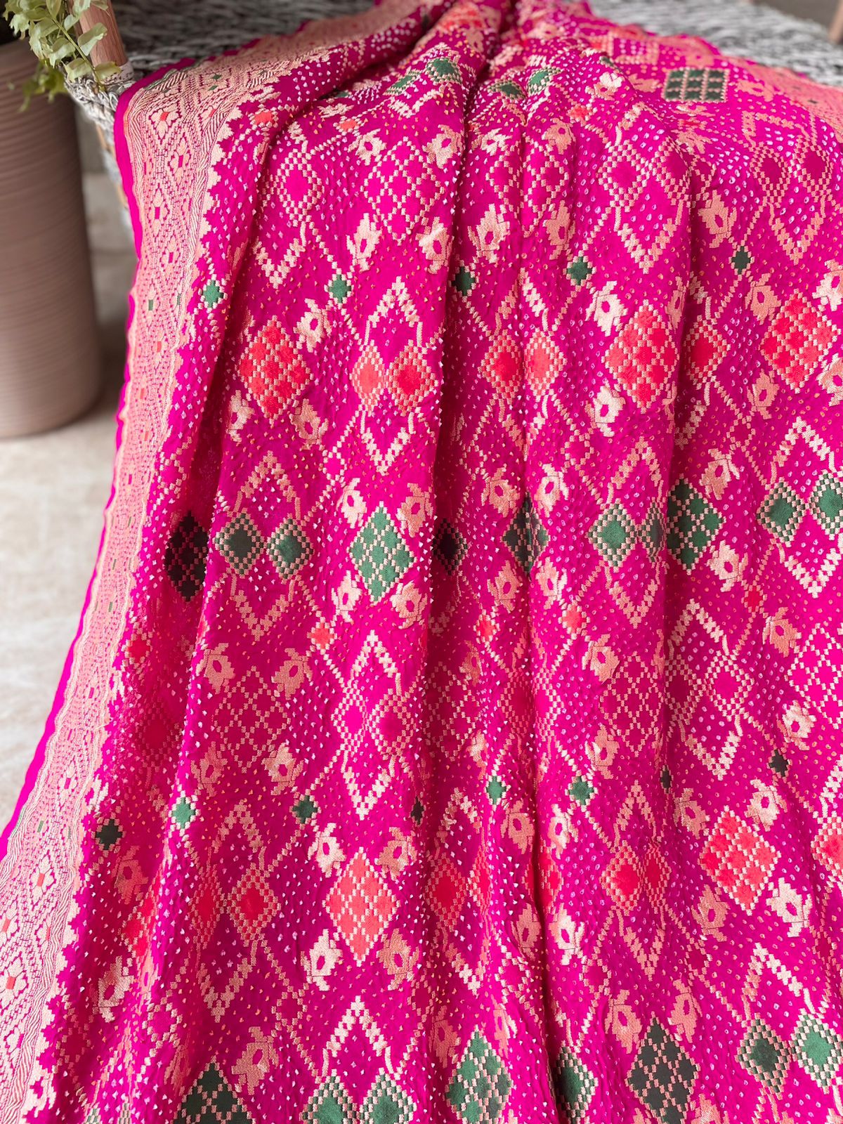 Manushree - Born to Lead Meenakari Saree