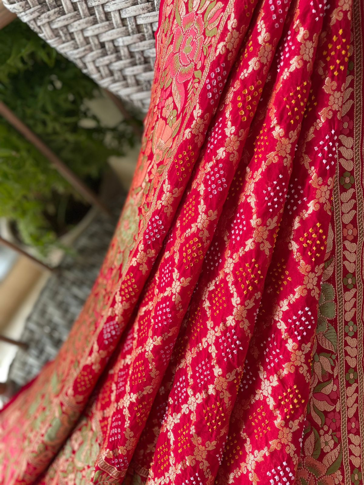 Ananya - Unique Meenakari Motif Dupatta