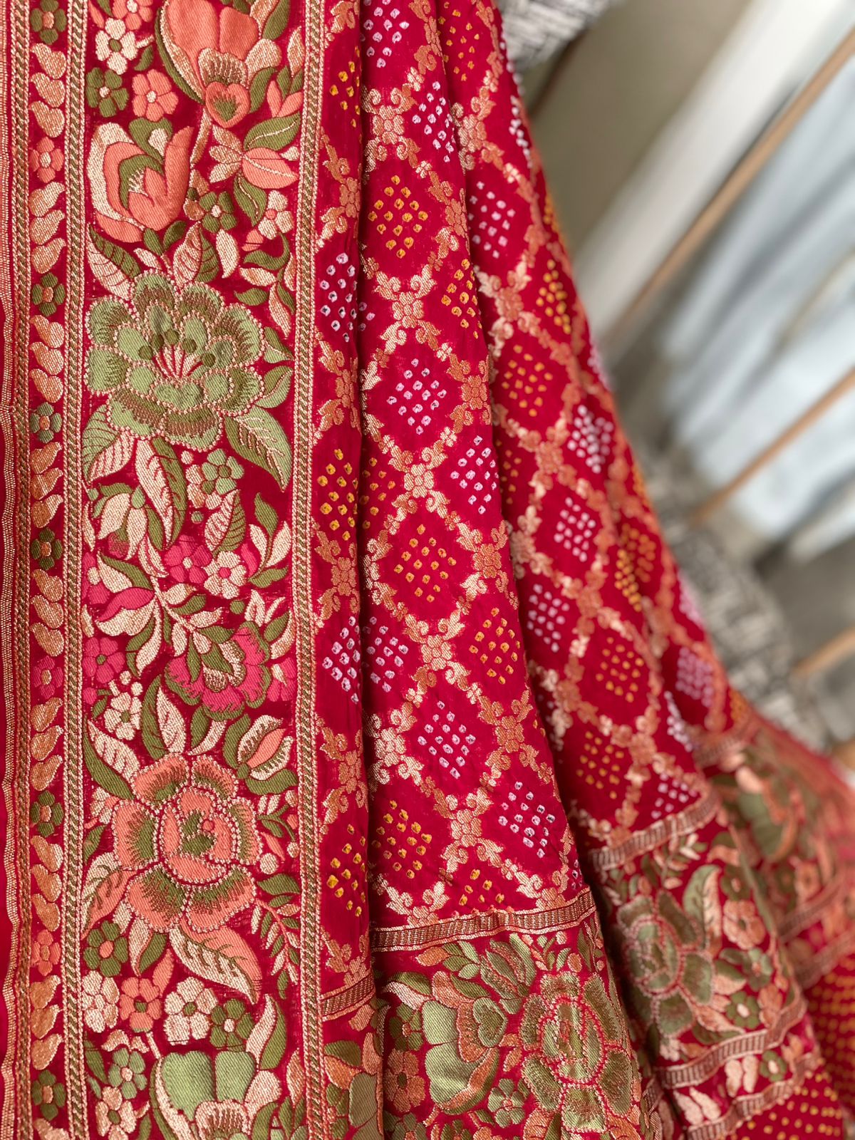 Ananya - Unique Meenakari Motif Dupatta