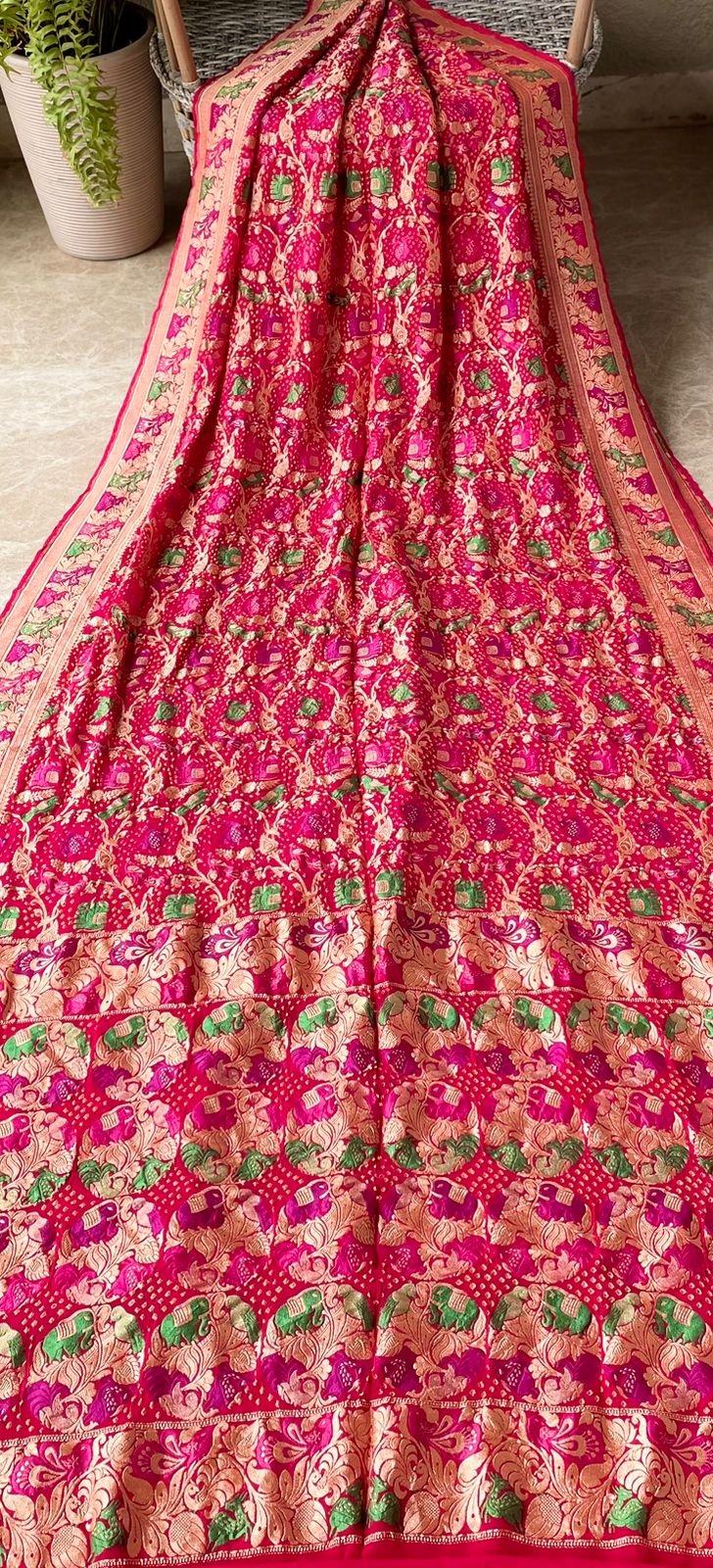 Yashika - Glory Meenakari Motif Saree