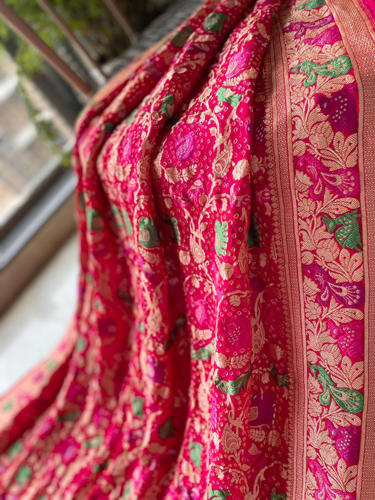 Yashika - Glory Meenakari Motif Saree