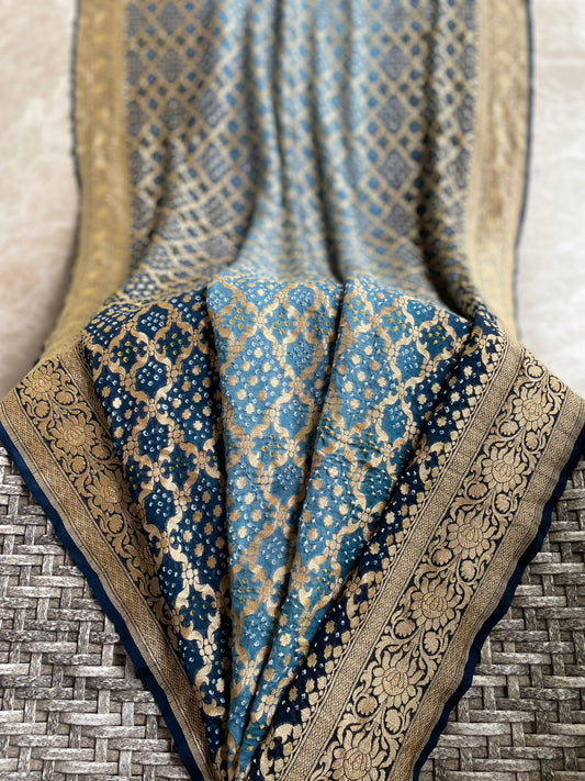 Neelima - Beauty by its Blue Reflection Saree