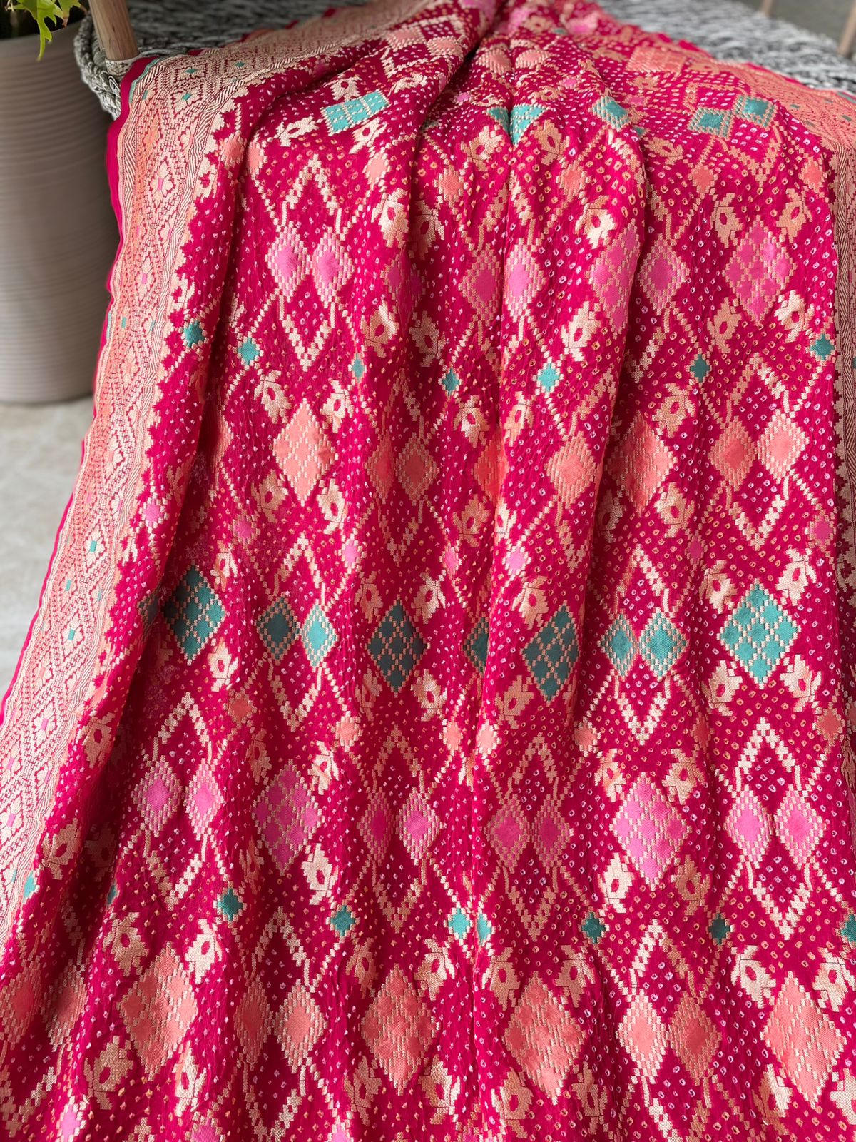 Sanjana - Gentle Meenakari Saree