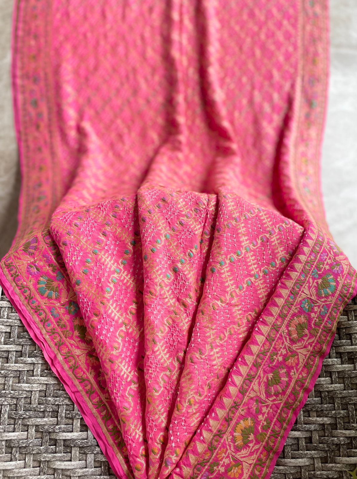 Dhwani - Sounds of Symphony Meenakari Motif Saree