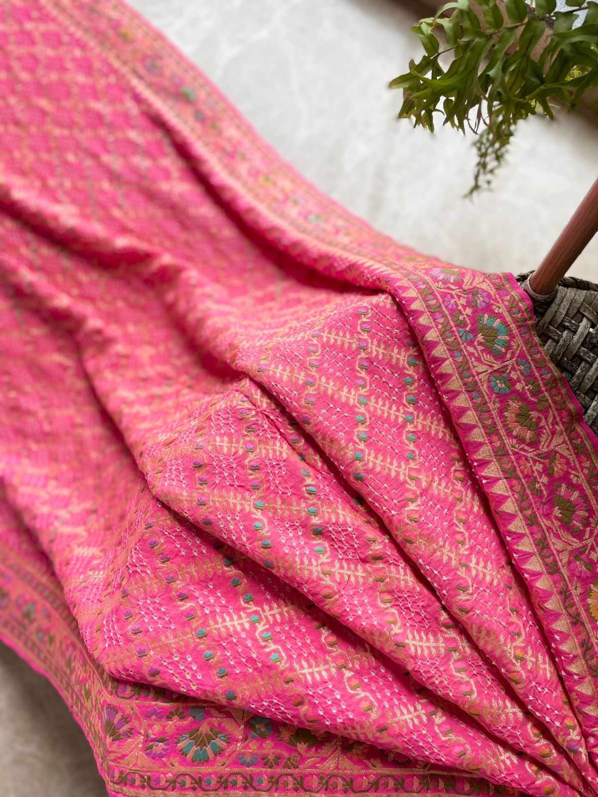 Dhwani - Sounds of Symphony Meenakari Motif Saree