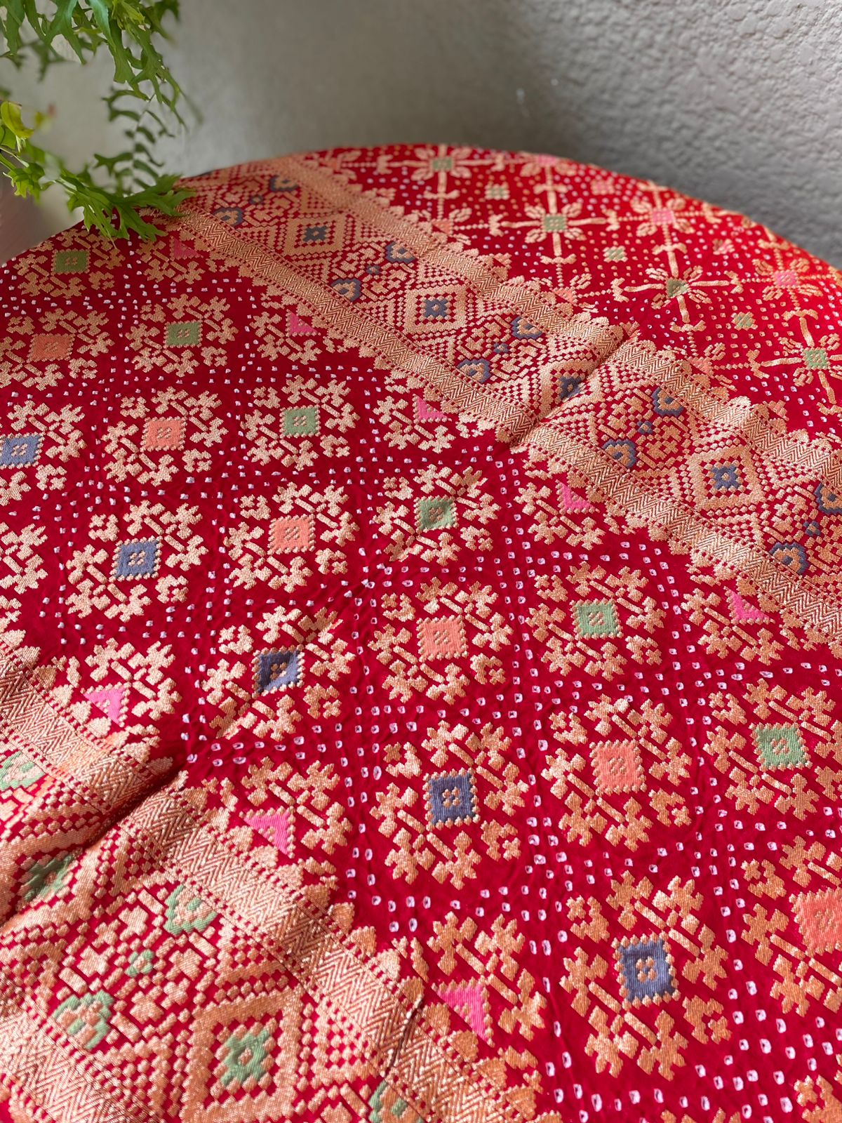 Tanishka - Goddess of Gold Meenakari Dupatta