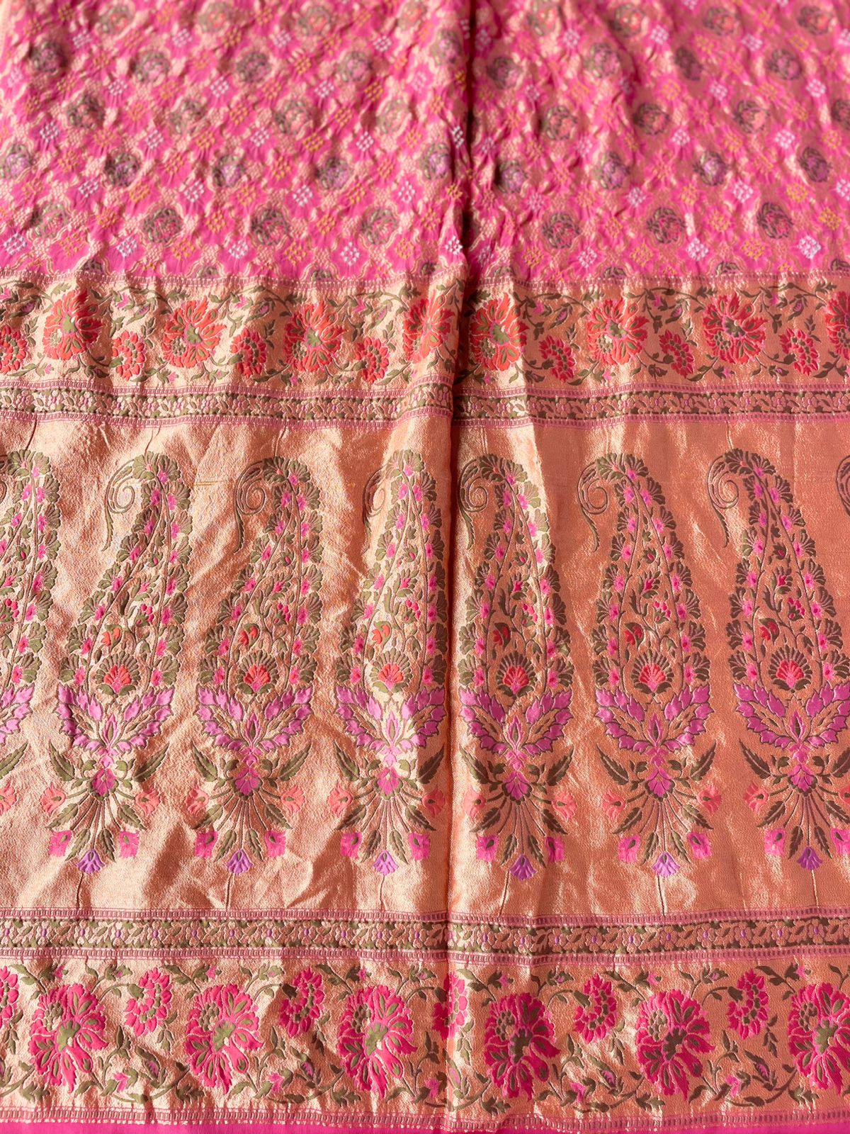 Aarna - A Beautiful Stream Meenakari Motif Saree