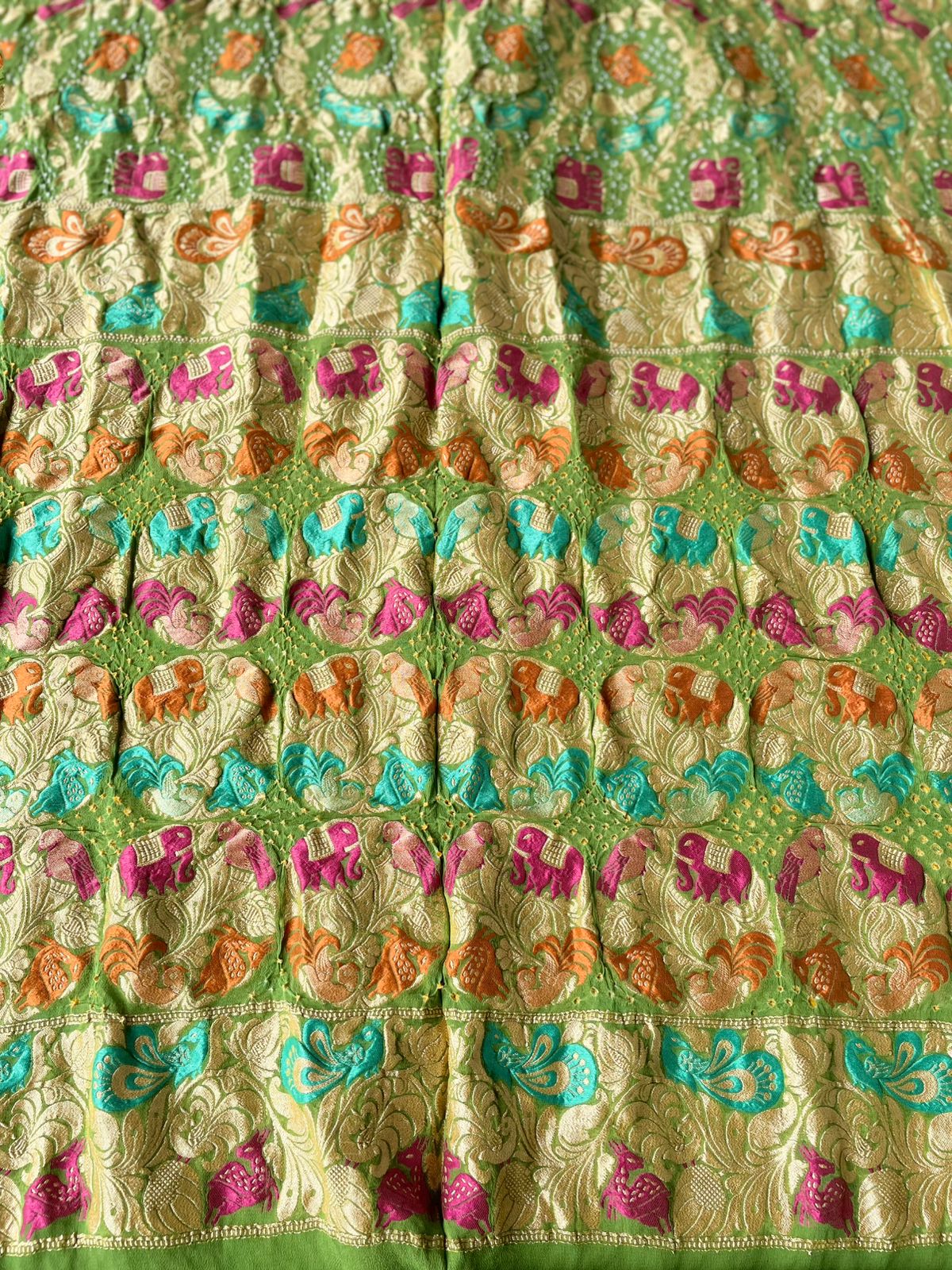 Meher - Benevolence of Divinity Meenakari Motif Saree