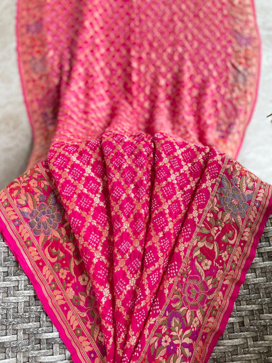Chaitaly - An Ancient City Meenakari Motif Saree