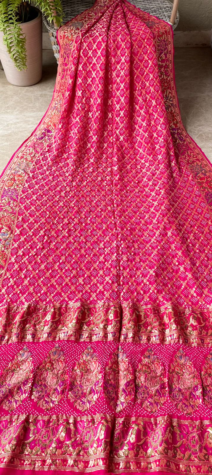 Chaitaly - An Ancient City Meenakari Motif Saree