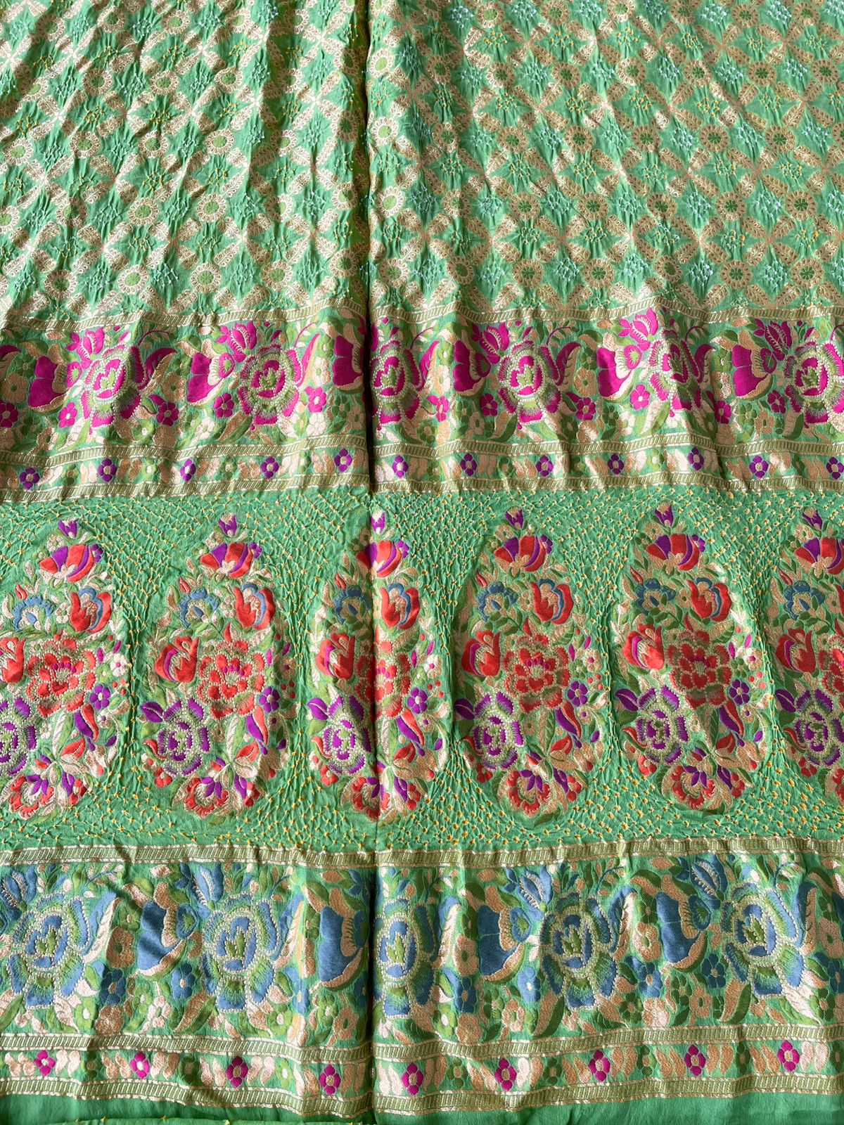 Krisha - The Divine Soul Meenakari Motif Saree